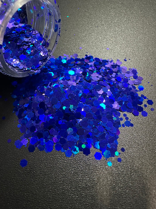 Chunky dark blue