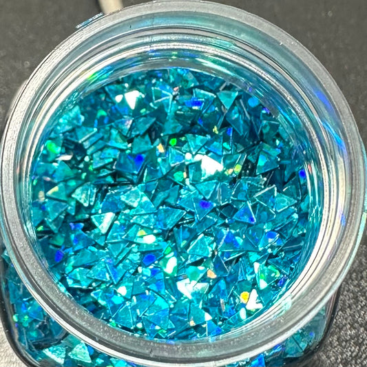 Teal triangles 
