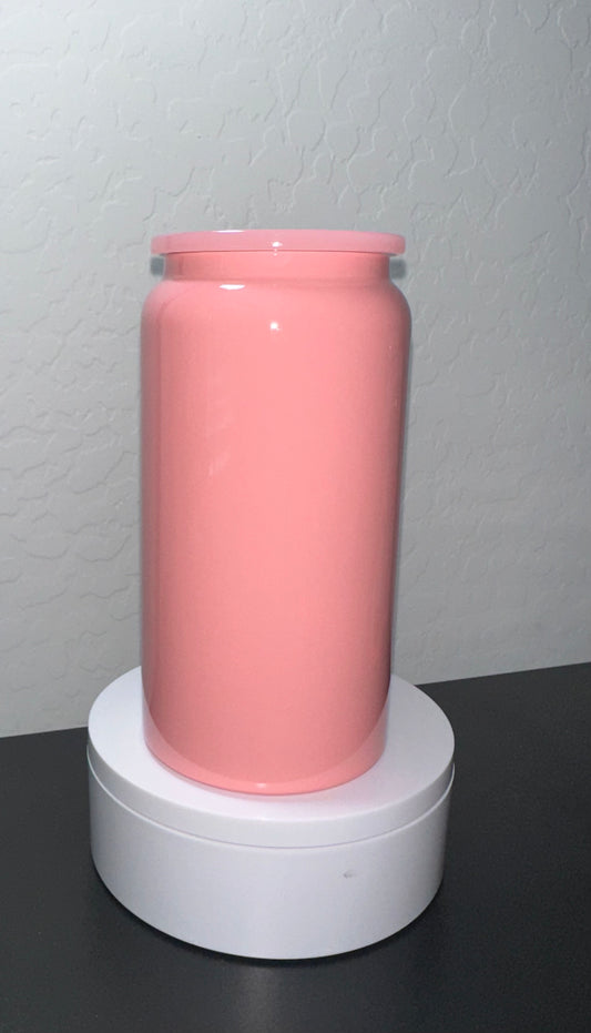 Pink/16oz stainless steel