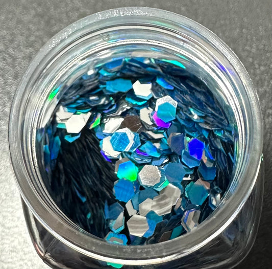 Blue/silver