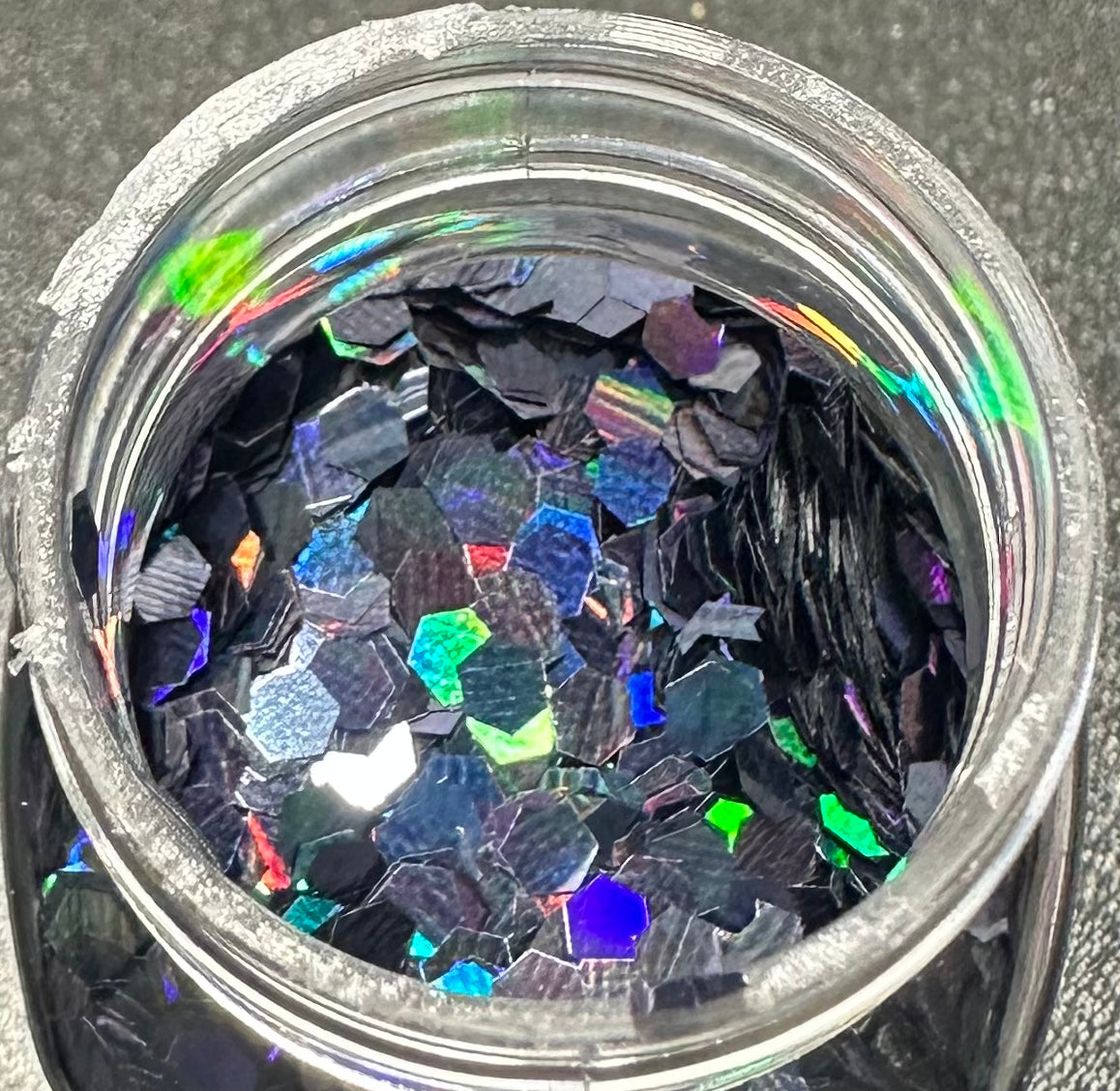 Iridescent black