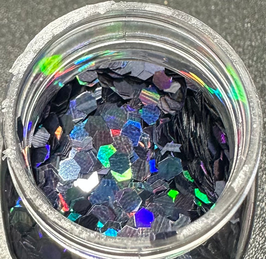Iridescent black